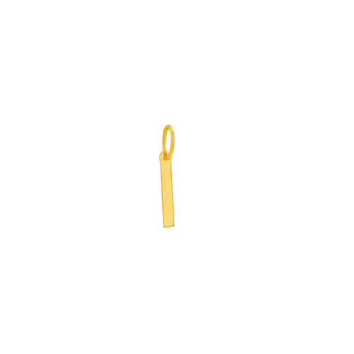 Pingente em Ouro 18K Letras - AU6120