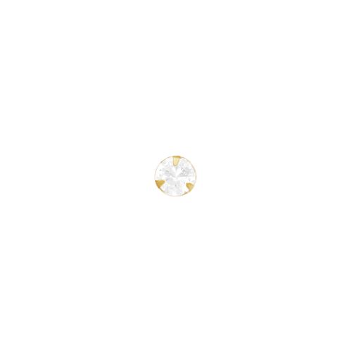 Pingente em Ouro 18k Ponto de Luz Zircônia- AU5653