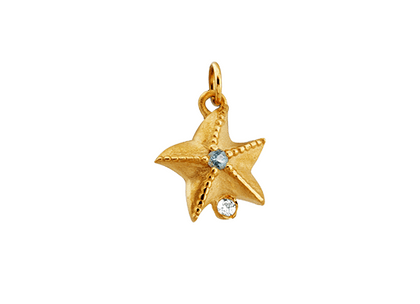 Pingente Estrela do Mar com Diamante