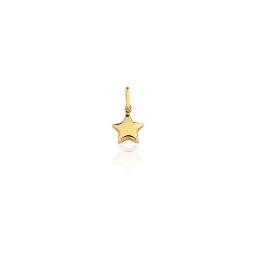 Pingente Estrela Ouro Amarelo 18K - Casual