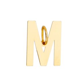 Pingente Letra M em Ouro 18k Coleção Letras