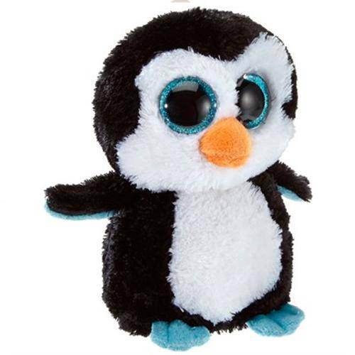 Pinguim de Pelúcia Ty Beanie Boos Waddles 15cm