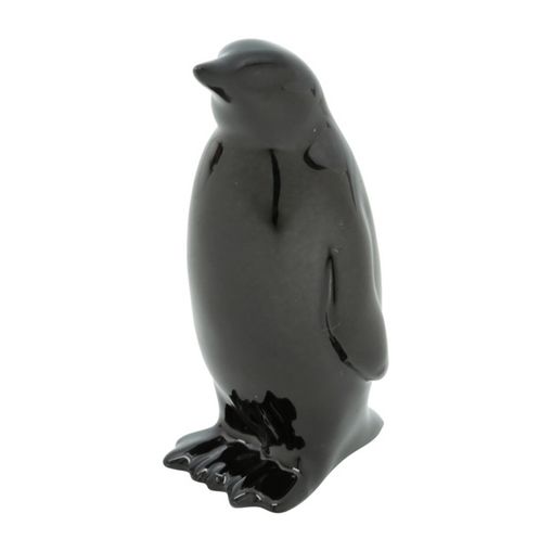 Pinguim Decorativo de Porcelana Preto Cute Urban