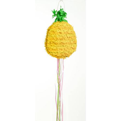 Pinhata para Festa Infantil Abacaxi Fruta 42cm Amarelo
