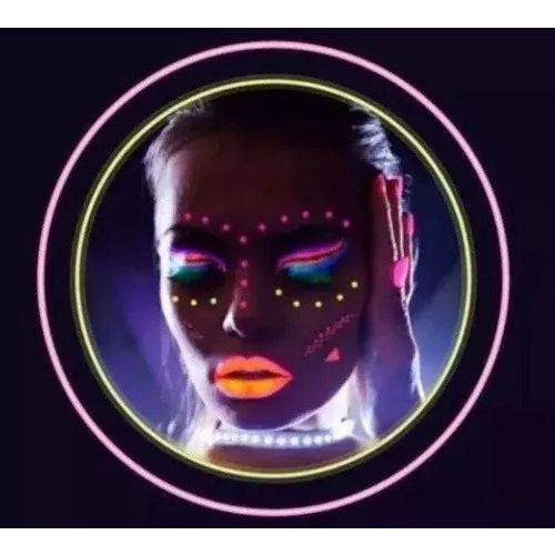 Pintakara Tinta Fluorescente 5 Cores Cítricas - Neon Facial