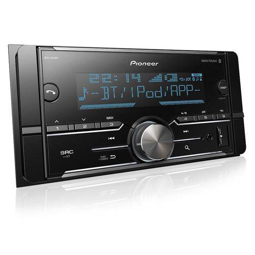 Pioneer Media Receiver 2 Din Mvh-s618bt Usb Bluetooth