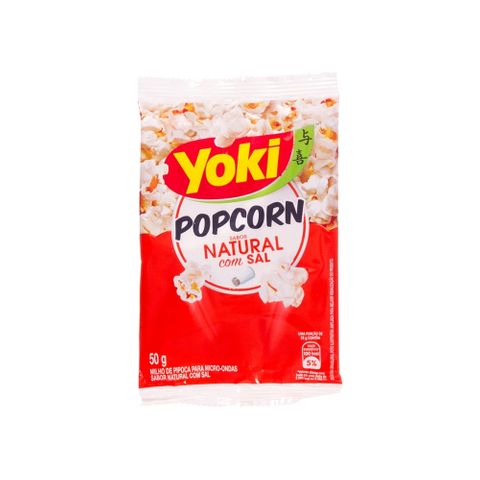 Pipoca para Microondas Pop Corn Sal 50g - Yoki