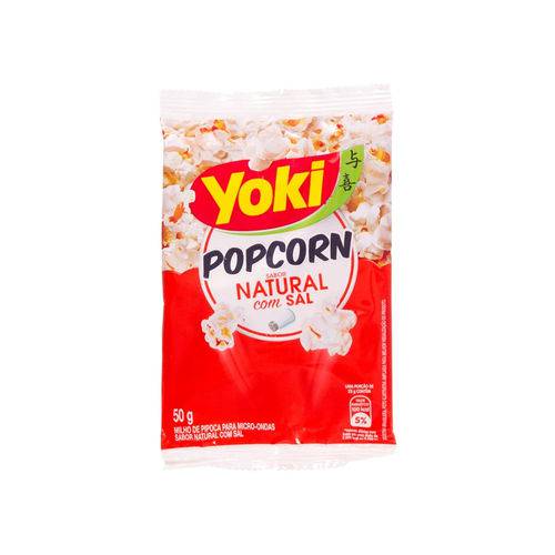 Pipoca para Microondas Pop Corn Sal 50g - Yoki