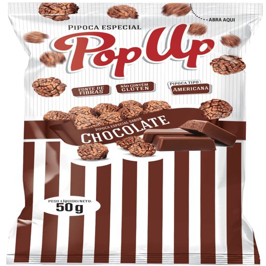 Pipoca Pop Up Chocolate 50g