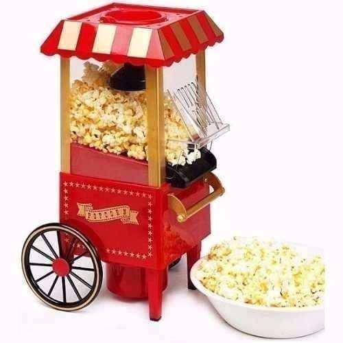 Pipoqueira Vintage Elétrica Popcorn Retrô Doce e Salgada