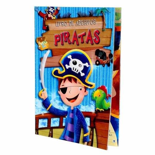 Piratas - Coleção Contando Histórias com Adesivos Piratas: Livro de Adesivos