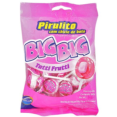 Pirulito Big Big Tutti Frutti C/50 - Arcor