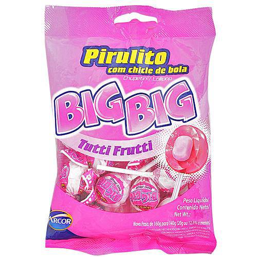 Pirulito Big Big Tutti Frutti C/50 - Arcor