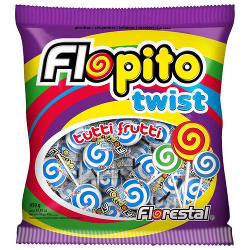 Pirulito Flopito Twist 450g