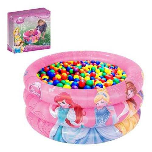 Piscina de Bolinhas Infantil Princesas Disney + 100 Bolinhas