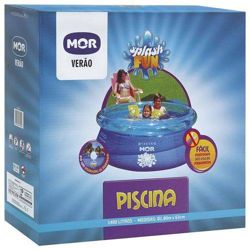 Piscina Splash Fun 1,80m X 63cm - 1400L - Mor