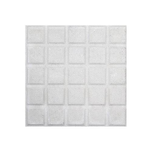 Piso Cimentício Rústico Borda Reta Suvial 25 Quadros Branco 20x20cm