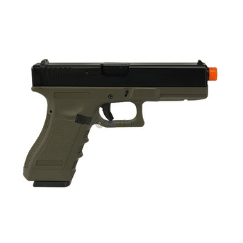 Pistola Airsoft Army Armament Glock G17 - Verde/preto