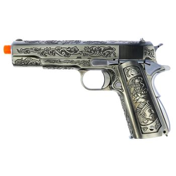 Pistola Airsoft We Gbb 1911 Pattern Silver