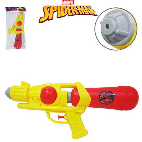 Pistola Lanca Agua 31x14cm Homem Aranha Spider Man na Solapa
