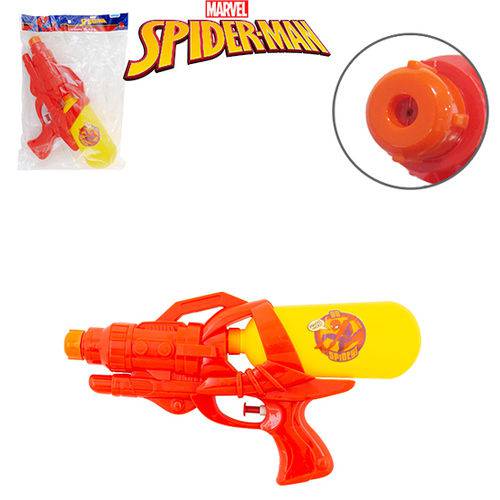 Pistola Lanca Agua 27x15cm Homem Aranha Spider Man na Solapa
