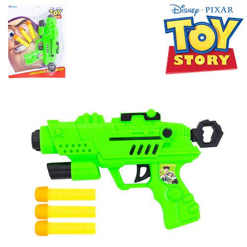 Pistola Lanca Dardo Espuma com 3 Dardos Toy Story na Cartela