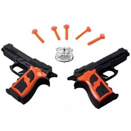 Pistola Lançador de Dardos de Brinquedo Kit 2 Pistolas
