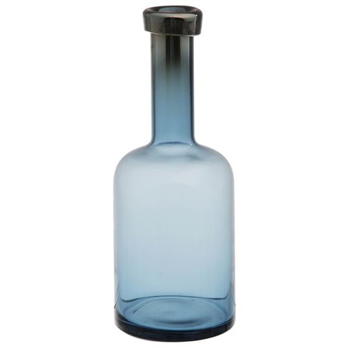 Piston Vaso/garrafa 30 Cm Ultramarine Profundo/prata