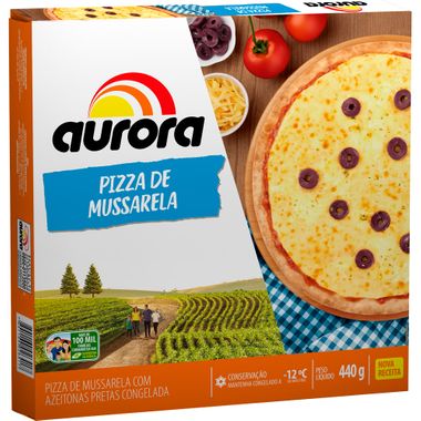 Pizza Mussarela Aurora 440g