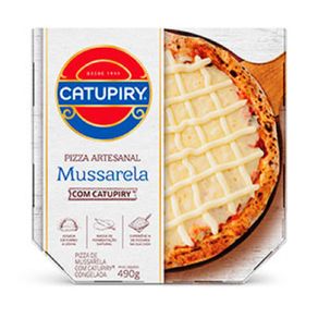 Pizza Sabor Mussarela com Catupiry Artesanal Catupiry 490g