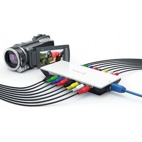 Placa Blackmagic Intensity Shuttle, USB 3.0, Captura e Reprodução Profissional HDMI, Vídeo Componente Analógico em SD e HD