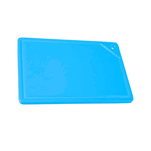Placa de Corte Azul com Canaleta 1 Face 30x40 Cm