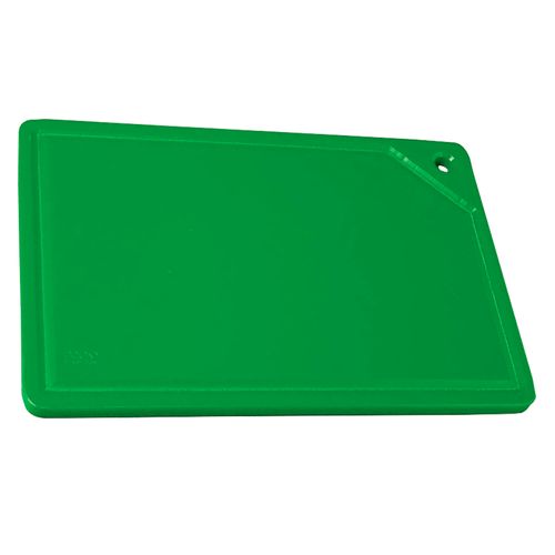 Placa de Corte Verde com Canaleta 1 Face 30x50 Cm
