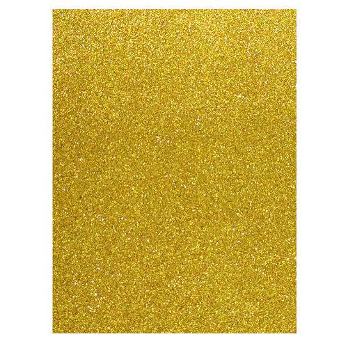 Placa de E.V.A com Glitter 60x40 Ouro - Leo & Leo