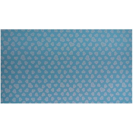 Placa de EVA 40x60cm Corações Kreateva - Azul Celeste