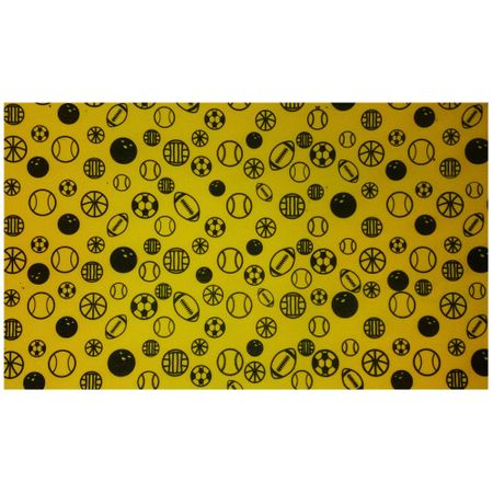 Placa de EVA Bolas 40x60cm Seller - Amarelo
