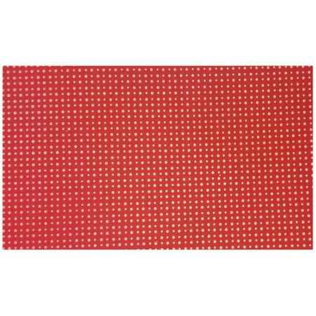 Placa de EVA Bolinhas 40x60cm Seller - Vermelho