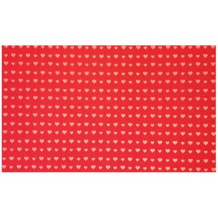 Placa de EVA Coração 40x60cm Seller - Vermelho