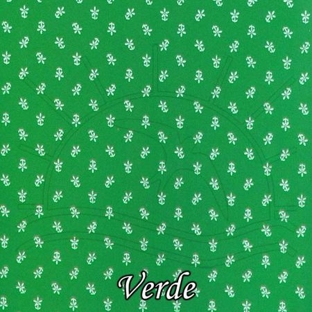 Placa de EVA Cores Margaridas Verde