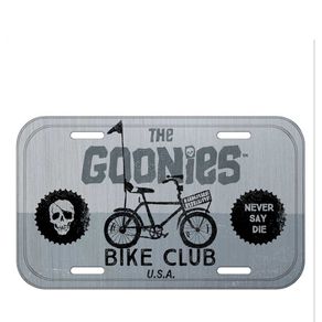 Placa de Metal Bicicleta Bike Club os Goonies