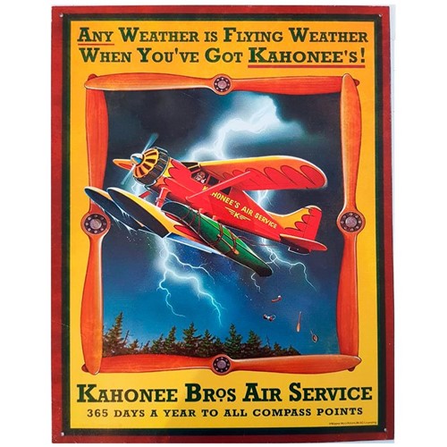 Placa de Metal Kahonne Air Service