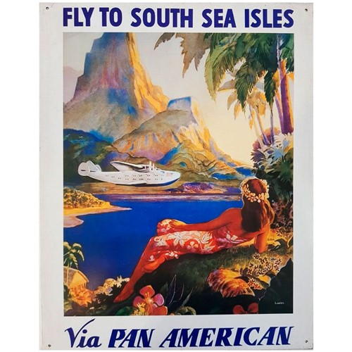 Placa de Metal Pan American