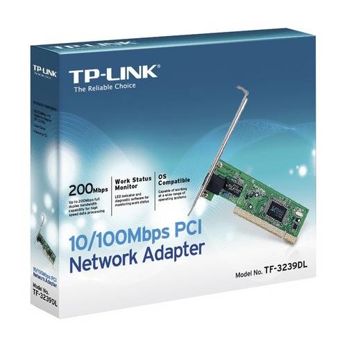 Placa de Rede Tp-Link 10/100 Pci Fast Ethernet 1lan Tf-3239dl