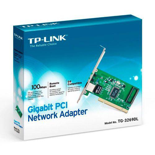 Placa de Rede Tp-Link 100Mbps Tg-3269DL - Pc