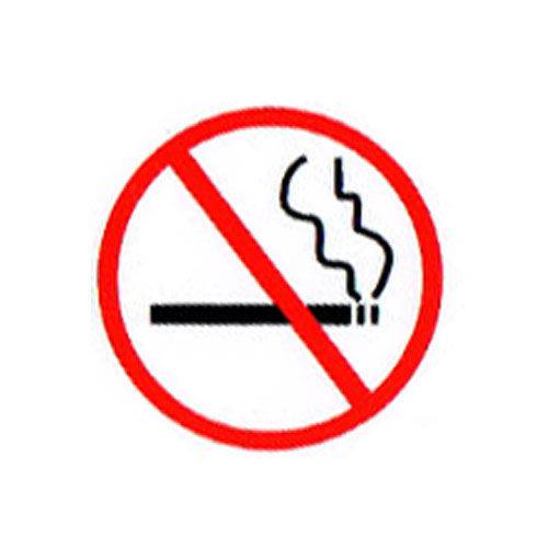 Placa de SINALIZAÇÃO - Proibido Fumar - 5X25