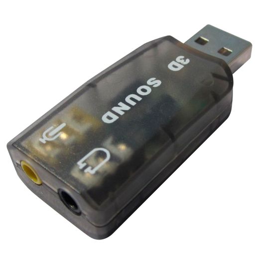 Placa de Som Externa USB 3D 5.1