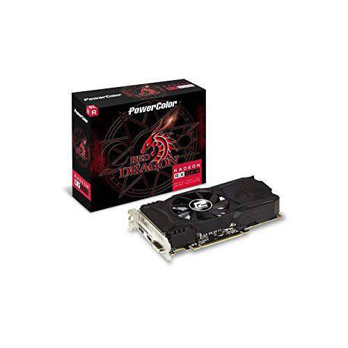 Placa de Vídeo Amd Power Color Radeon Rx 560 Red Dragon 2gb Ddr5 Axrx 560 2gbd5-dhav2