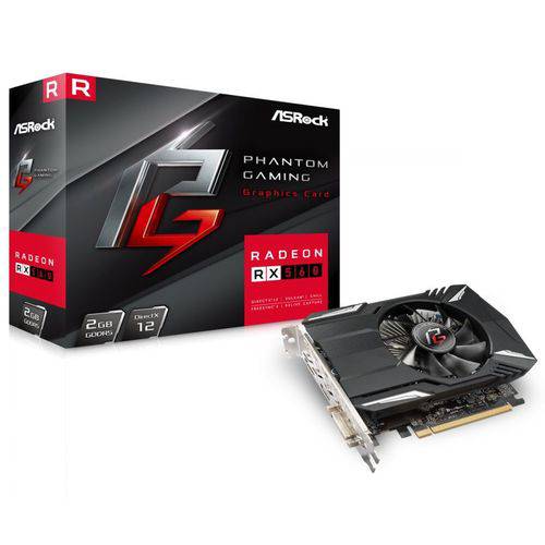 Placa de Vídeo AMD Radeon RX 560 Phantom Gaming 2GB GDDR5 PCI-E 3.0 PHANTOM G R RX560 2G ASROCK