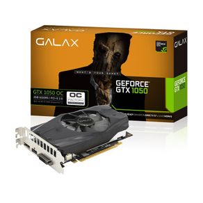 Placa de Vídeo Geforce Galax Performance GTX 1050 OC 2GB DDR5 128Bit 7008MHZ 1354MHZ 640 Cuda Cores