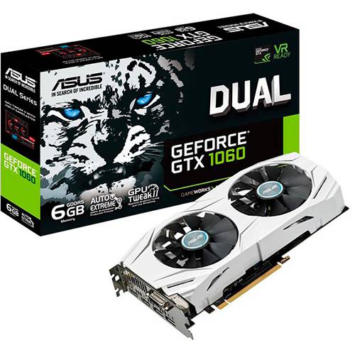 Placa de Video GeForce GTX 1060 6GB - Asus